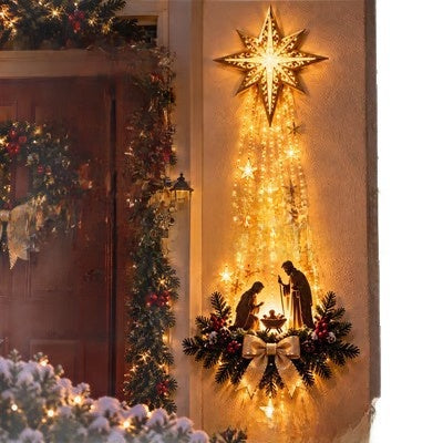 Cross-border new product: Light-emitting birth scene wall decoration