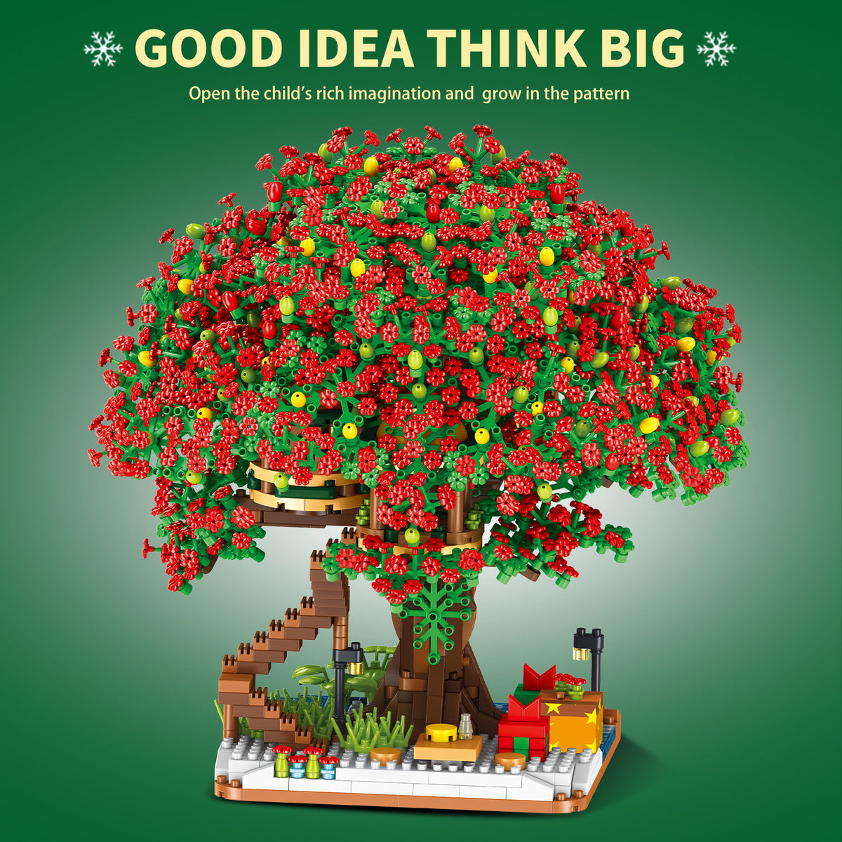 Christmas Treehouse DIY Building Blocks Set