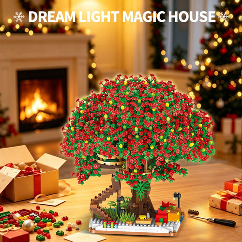 Christmas Treehouse DIY Building Blocks Set